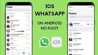 How To Get IOS Whatsapp On Android | How To Get iPhone Whatsapp On Android | Get IOS Style Whatsapp