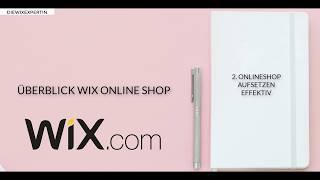 wix online shop | wix.com akademie | überblick