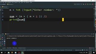 How to Sum of the First N Positive Integers in Python
