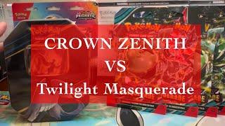 CROWN ZENITH Pokemon Card Battle with TWILIGHT MASQUERADE