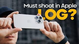 Use this SECRET iPhone 15 Pro FEATURE + How to edit APPLE LOG with FREE LUTs!