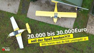 Flugzeug fliegen ist teuer!‍