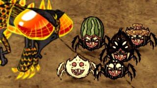 Can you kill Dragonfly using Spiders? | Don't Starve Together Webber Rework