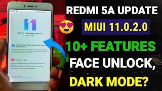 Redmi 5a Miui 11.0.2.0 new update | 10 new features, Dark mode, face unlock, Redmi 5a Miui 11 update