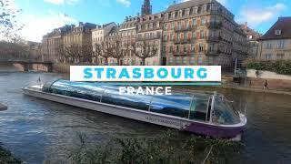 STRASBOURG | 4K CITY WALK, SIGHTS, ATTRACTIONS | FRANCE 