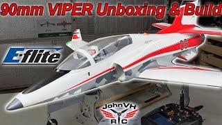 UNBOXING and BUILD  Eflite Viper 90mm EDF Jet  @horizonhobby   #eflite #viper