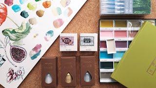 *̥˚ new art supplies *̥˚ unboxing & swatching