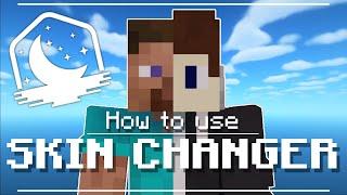 How to use SKIN CHANGER in Lunar Client!!! *2024*