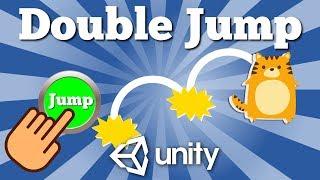 Unity 2D Tutorial About How to Add Double Jump Feature Into Platformer Type Game.