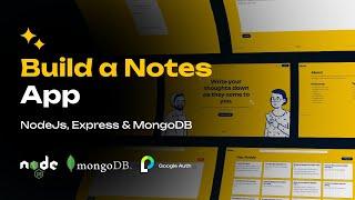 NodeJs Project - Build a Notes App using Express, MongoDB & Passport