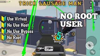 Trick Anti Mental New with Virtual Sausage Man No Root Android 100% Work all Device