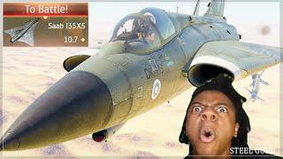 The SWEDEN tech tree GRIND! (feat. Saab J35XS Draken)  Compilation of the BEST actions !!!