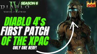 Diablo 4 Patch notes Rundown Season 6