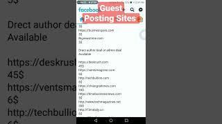 Top Guest Posting Sites |, High Quality SEO Backlinks | High DA PA | Do-Follow Backlinks