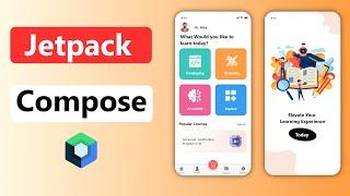 Jetpack Compose Tutorial: Build Modern UIs - Dashboard& Intro - android studio Koala