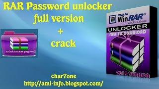 RAR Password unlocker full version