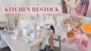 October Restock & Kitchen Organization |  Pantry, Fridge, and Cabinet Makeover for Fall 2024