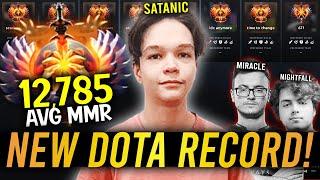 This KID just owned the NEW Highest Avg MMR Game in DOTA History.. (12,785) - SATANIC POV