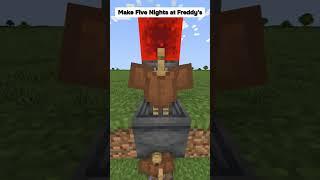 Minecraft Make Five Nights at Freddy's! #shorts #minecraft #minecraftshorts