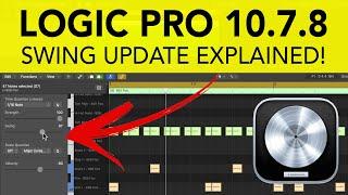 Logic Pro 10.7.8 - SWING Slider Update Explained