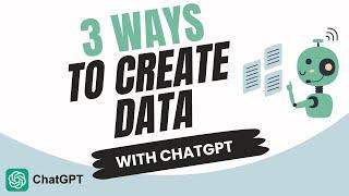 5-Minute Dummy Dataset Creation Hack for Data Analysts (ChatGPT)