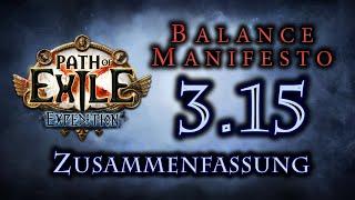 Path of Exile [3.15] Zusammenfassung Balance-Manifesto zu EXPEDITION | Deutsch!