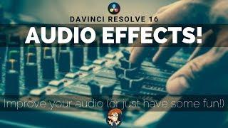 Applying Audio Effects in Davinci Resolve - 5 Minute Friday #30