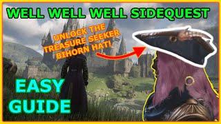 "Well Well Well" Sidequest || Hogwarts Legacy || How to unlock the Treasure-Seeker Hat Guide