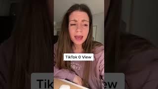 TikTok 0 views problem - What to do?