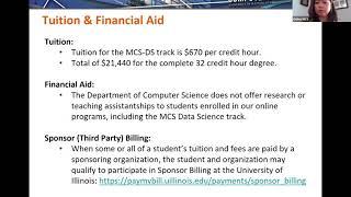 University of Illinois Master of Computer Science & MCS in Data Science Admissions Webinar