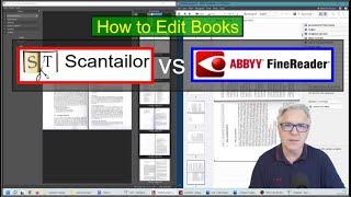 How to edit books with Scan Tailor v Abbyy Finereader