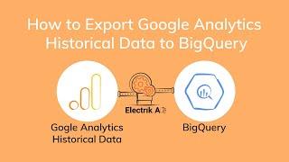 How to Export Google Analytics Historical Data to BigQuery with Electrik.AI