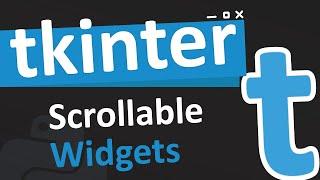 Creating a scrollable widget in tkinter