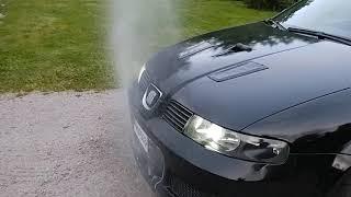 DIY intercooler water sprayer first test