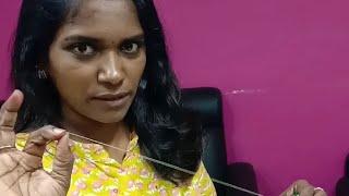 How to hold the thread for eyebrows in tamil #beauticiancourse  #threading #eyebrows #beginners