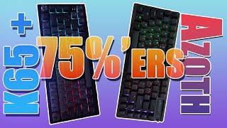 ROG Azoth vs. K65 Plus -- Two Top 75%'er Keyboards!