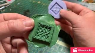 How to make a press mould with silicone putty