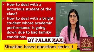 KVS Interview Situation based questions series Part-1