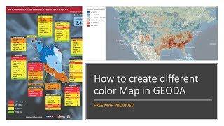 How to use Geoda in making differential color map disease outbreak