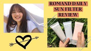 Review Semua Jenis Sunscreen Romand! Daily Sun Filter 