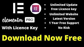 How to get Elementor pro license key | Elementor Pro Latest Version 2020