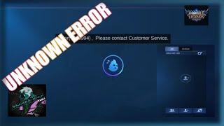 Unknown ERROR!? | Mobile Legends