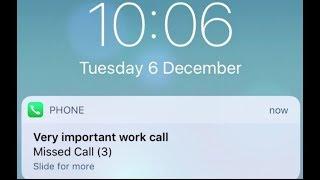 Apple iphone not ringing missed calls