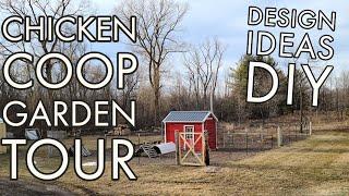 Coop & Run Tour DIY Build Chicken coop Pt 5