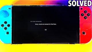 How To FIX YouTube Error 2-ARVHA-0000 Could Not Connect To YouTube on Nintendo Switch OLED