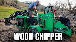 24 hours with a Wood Chipper (save our farm from Helene)