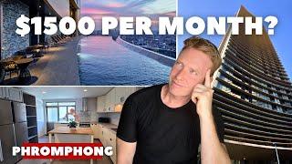 Touring 3 Luxury CONDOS in Central BANGKOK - What Can You RENT For $1500?