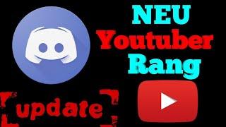  Discord  Neuer Rang  "Youtuber" Update