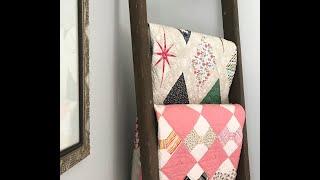 How to Style a Quilt Ladder