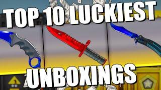 The Top 10 LUCKIEST Case Openings EVER | TDM_Heyzeus